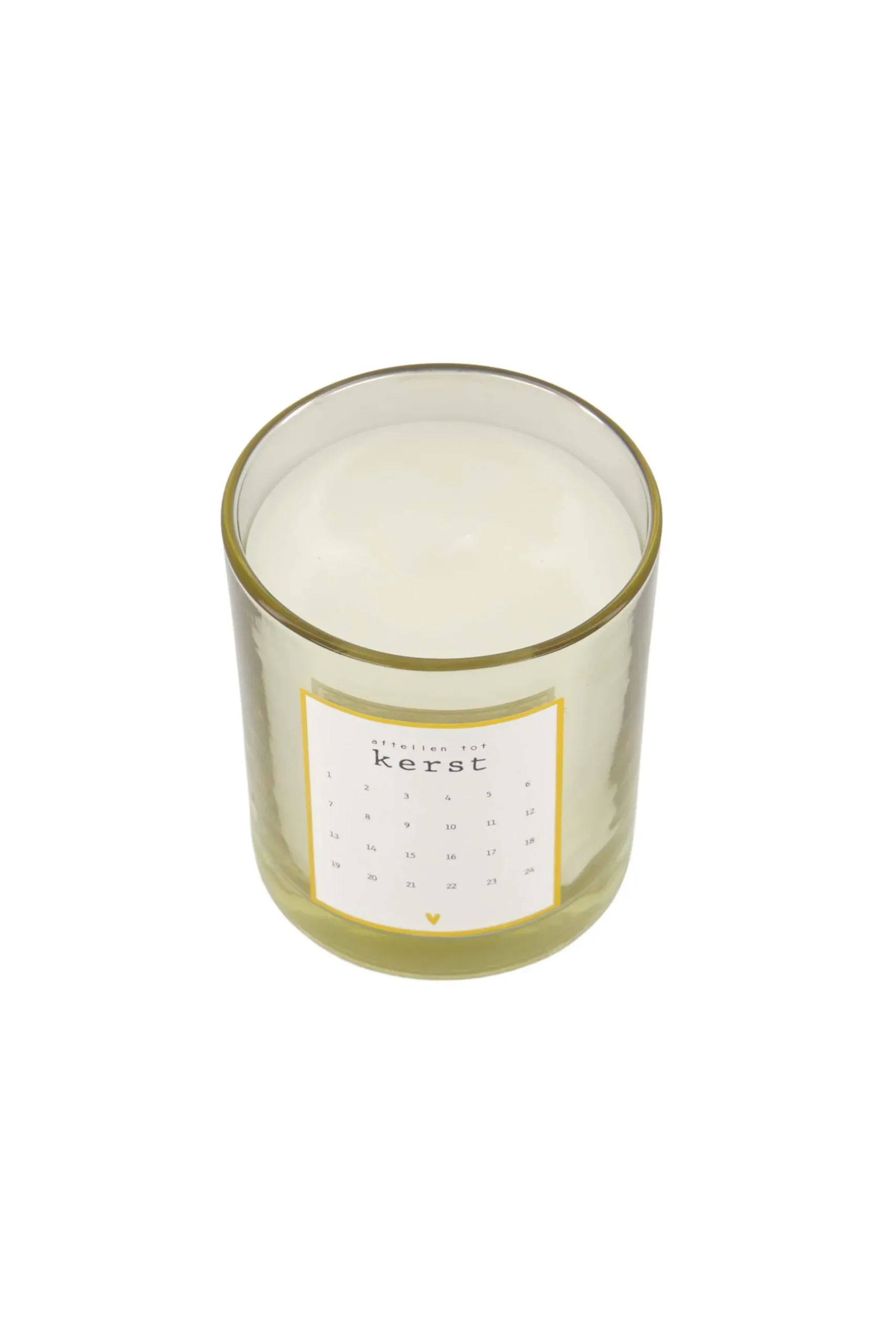 zusss adventkaars winterbloem goud