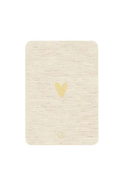 zusss ansichtkaart hartje linnen