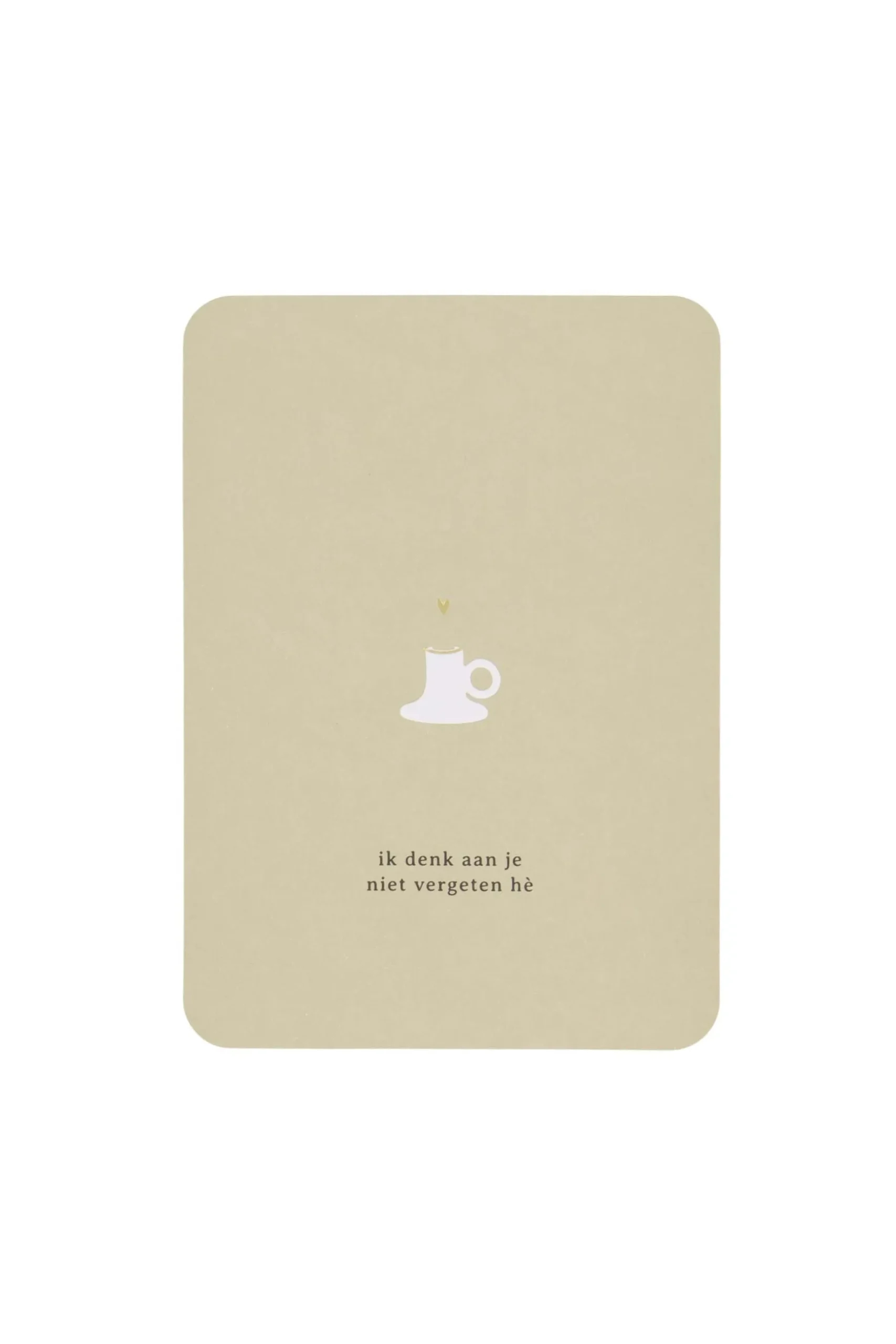 zusss ansichtkaart ik denk aan je zand