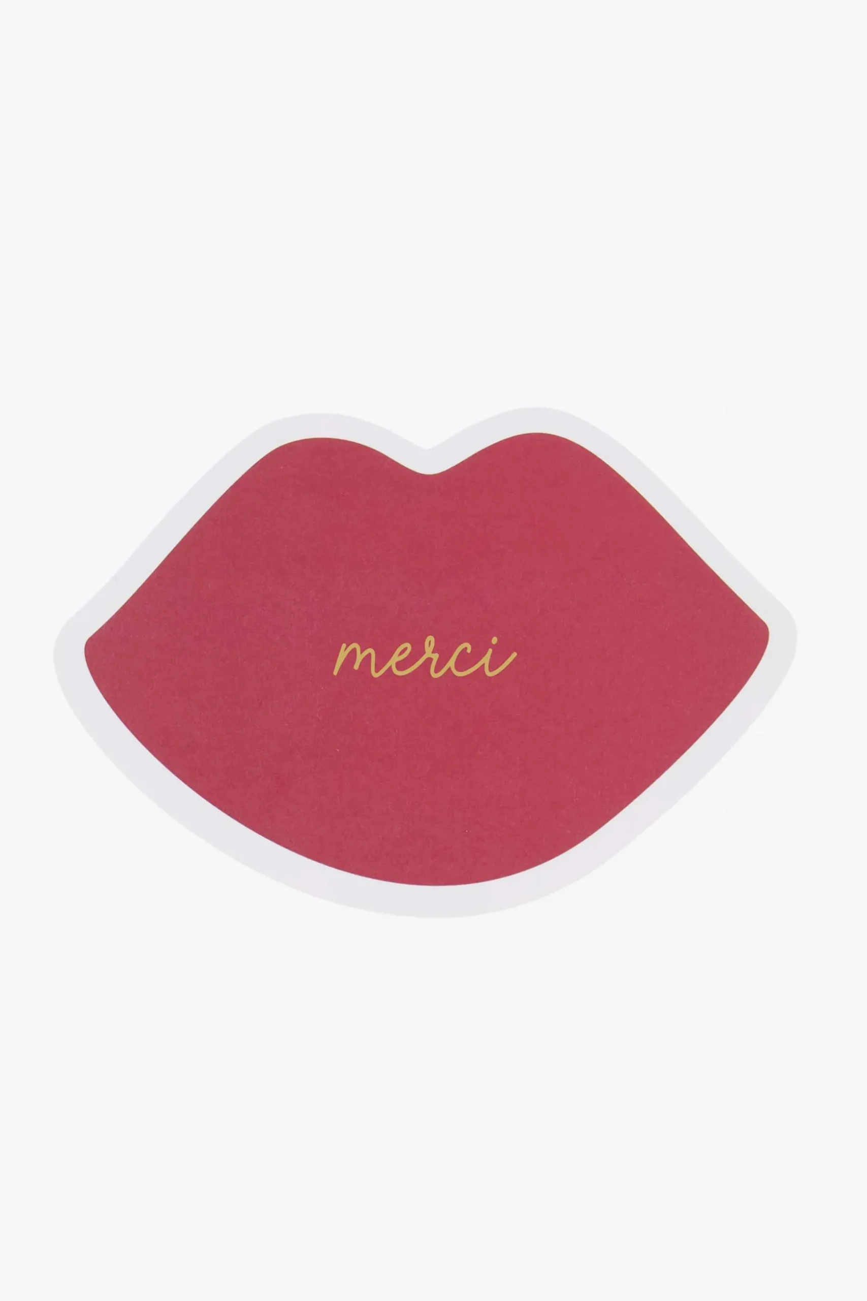 zusss ansichtkaart kusje rood/wit