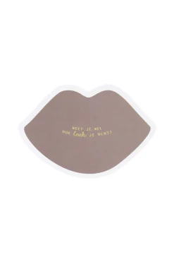 zusss ansichtkaart kusje antracietgrijs