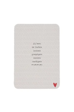 zusss ansichtkaart ronde hoeken liefste mama zand