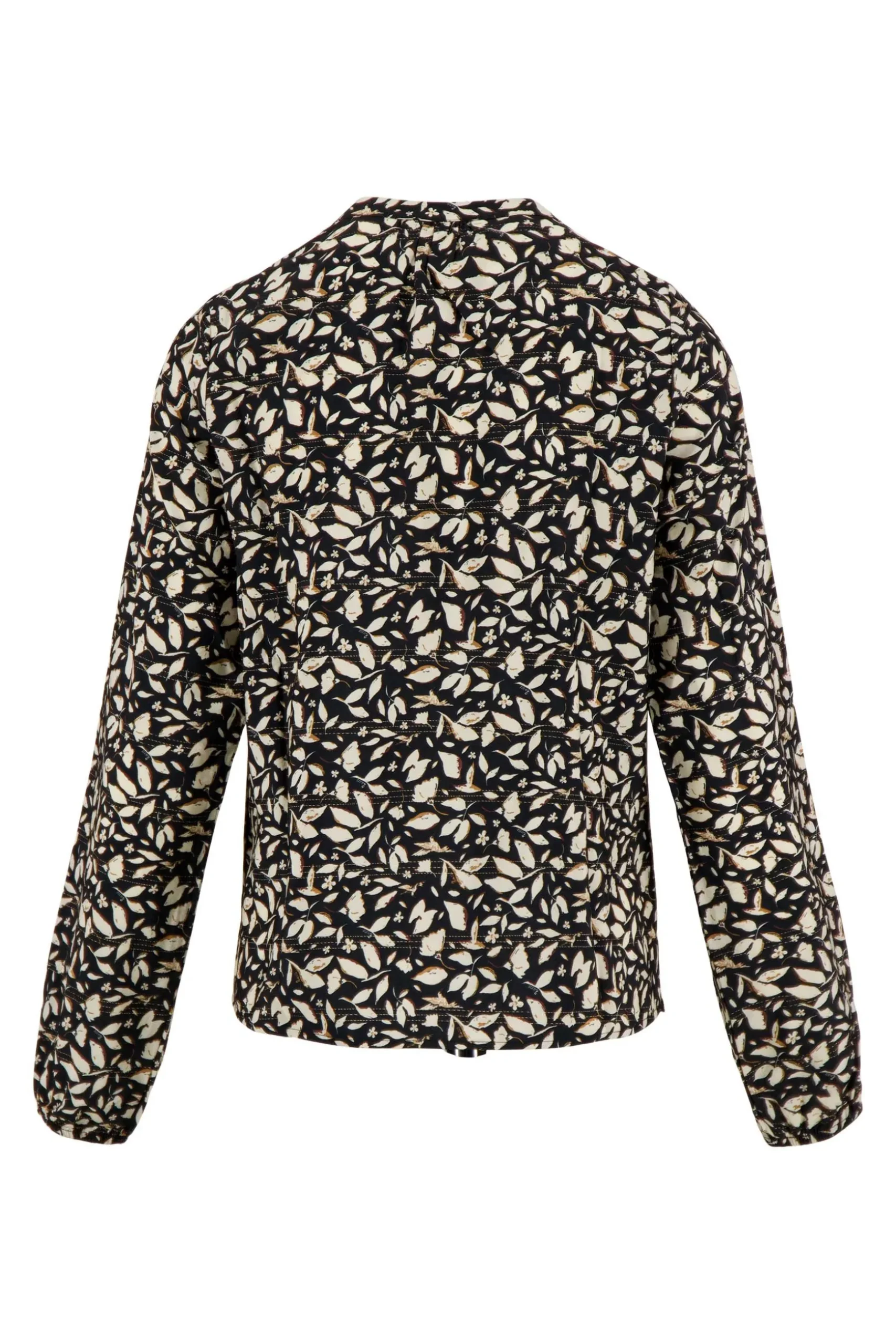 zusss blouse blaadjes print