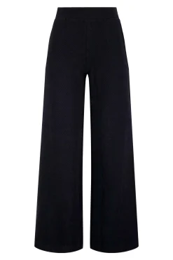 zusss broek met structuur zwart