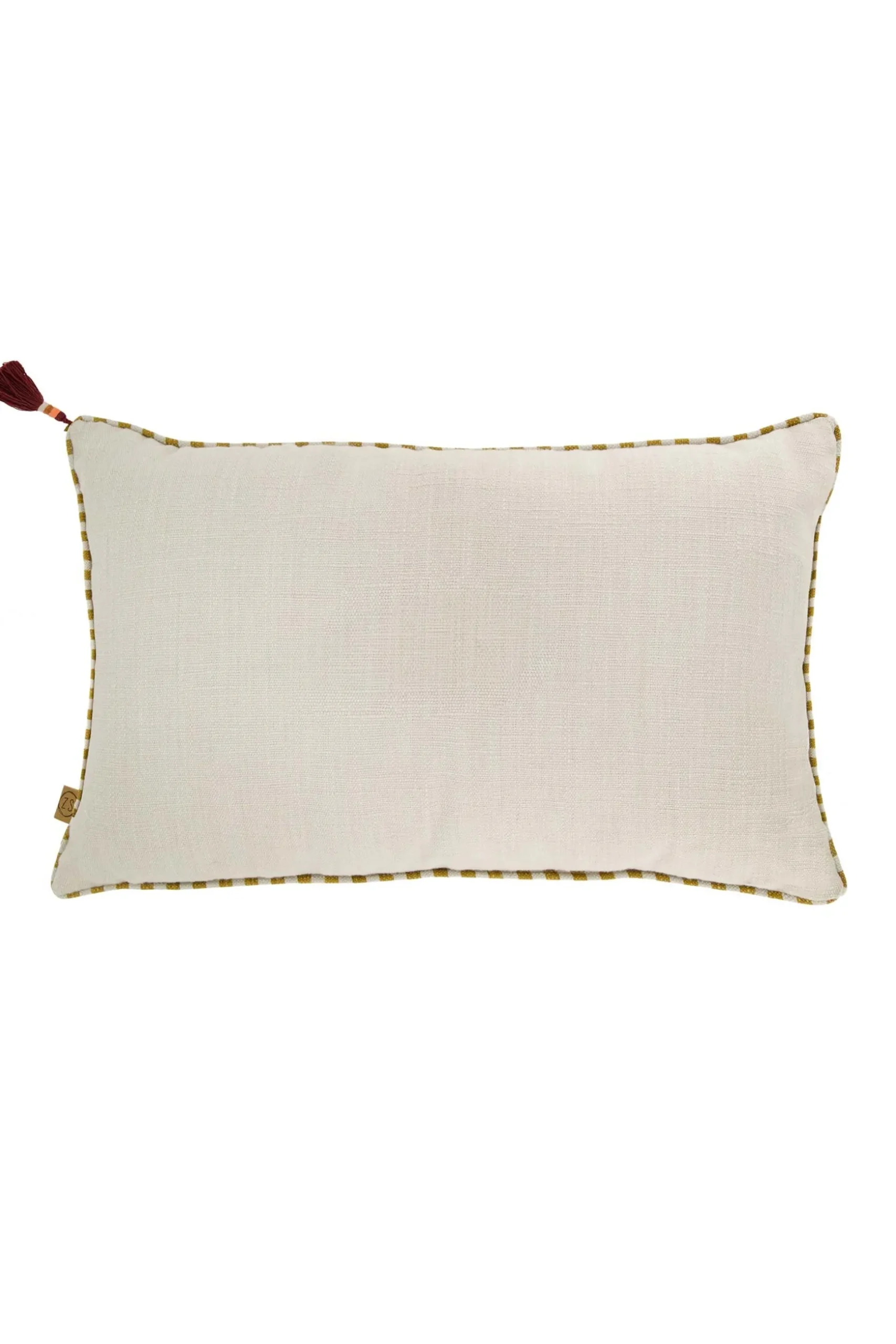 zusss buitenkussen love 60x30cm peper en zout/oker