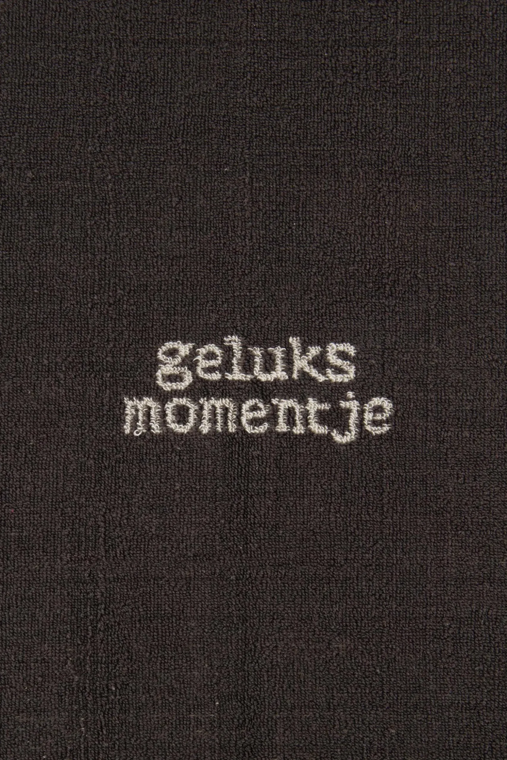 zusss gastendoekje geluksmomentje zand/antracietgrijs