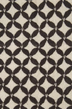 zusss gastendoekje patroon hartje zand/antraciegrijs