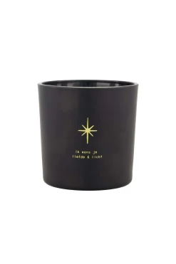 zusss geurkaars in doosje winterbloem liefde & licht ster zwart