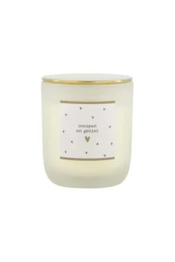 zusss geurkaars in glas ontspan en geniet wit