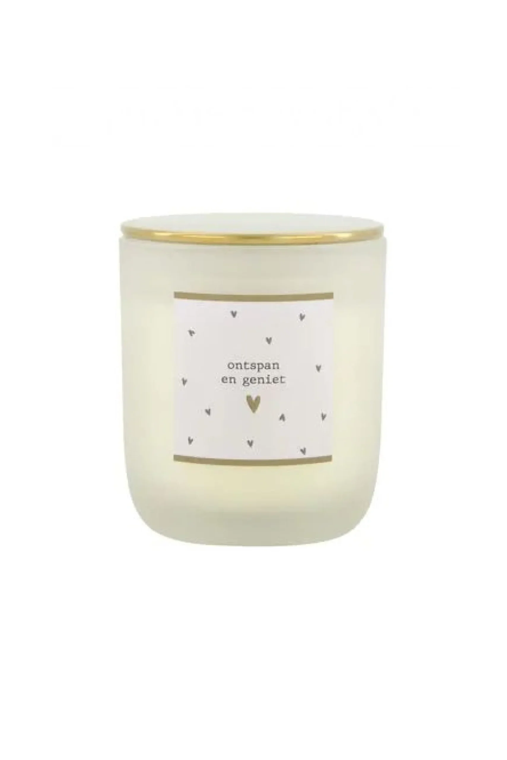 zusss geurkaars in glas ontspan en geniet wit
