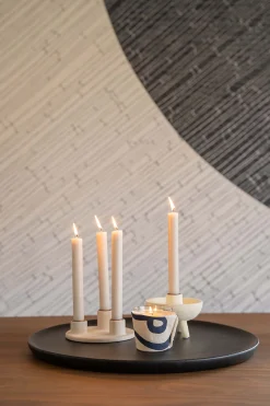 zusss geurkaars in linnen wikkel poederzacht peper en zout