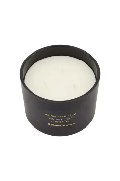 zusss geurkaars mooiste tijd van het jaar winterbloem zwart