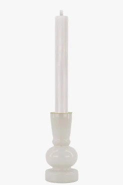 zusss glazen kandelaar M wit