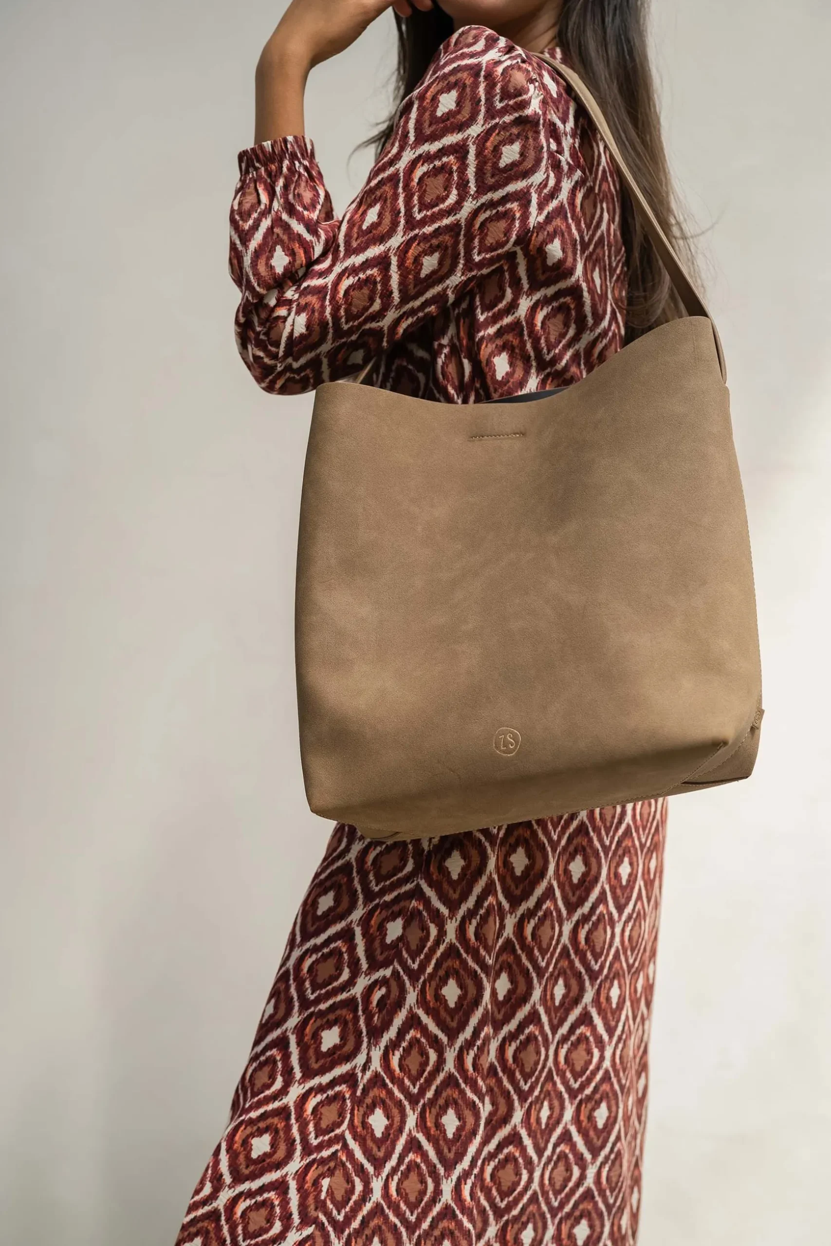 zusss grote shopper bruin