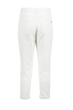 zusss high waist jeans off white