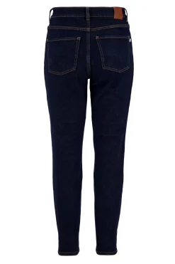 zusss high waist jeansdonkerblauw