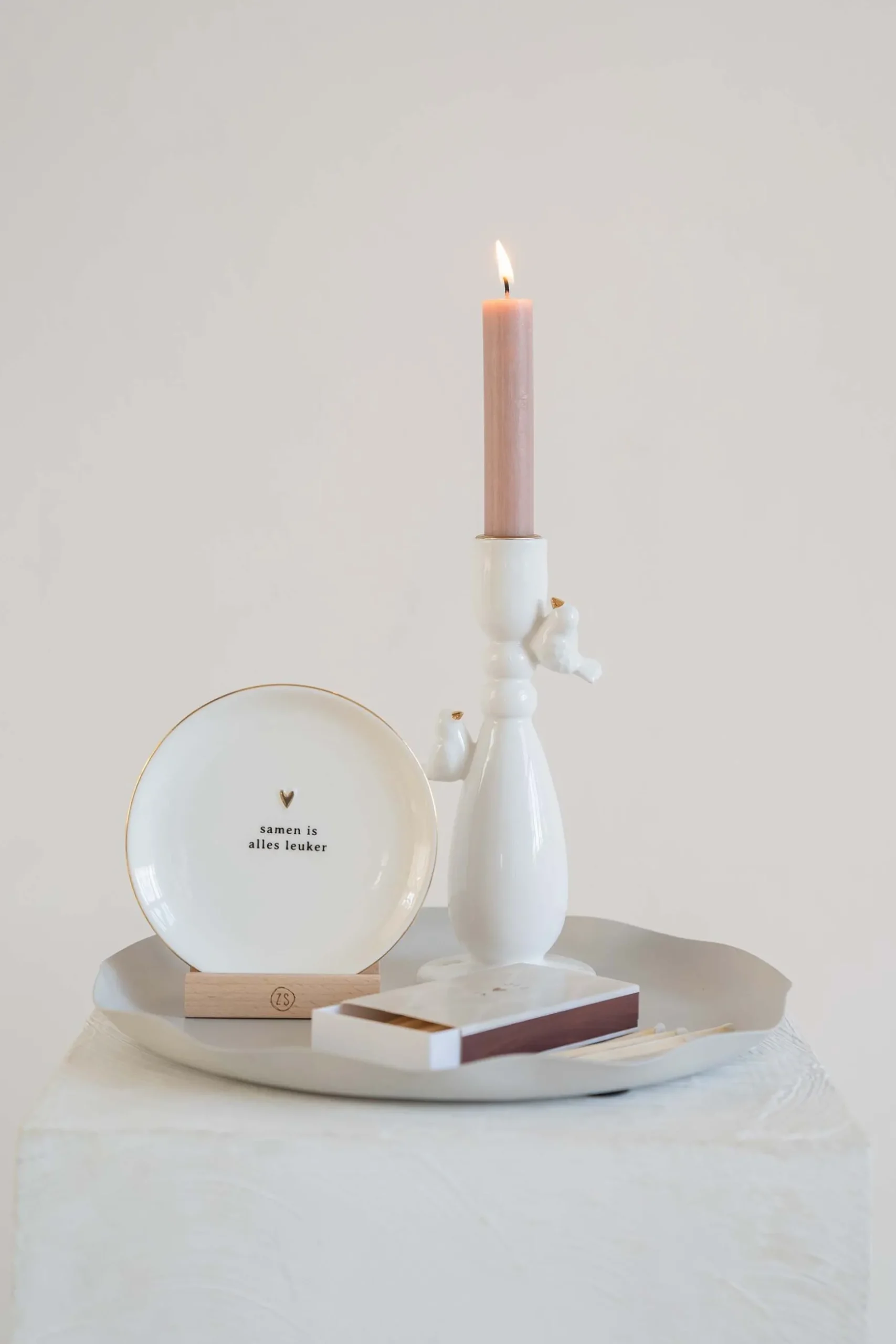 zusss houten houder wandbordje