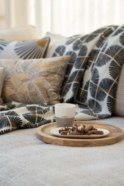 zusss houten stylingbord 30 cm naturel / goud