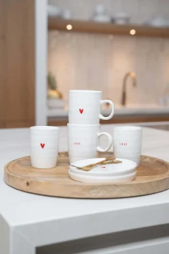 zusss houten stylingbord 40 cm naturel / goud