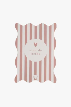 zusss kaart golf vier de liefde terra roze/zand