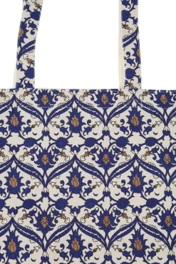 zusss katoenen shopper met print zand