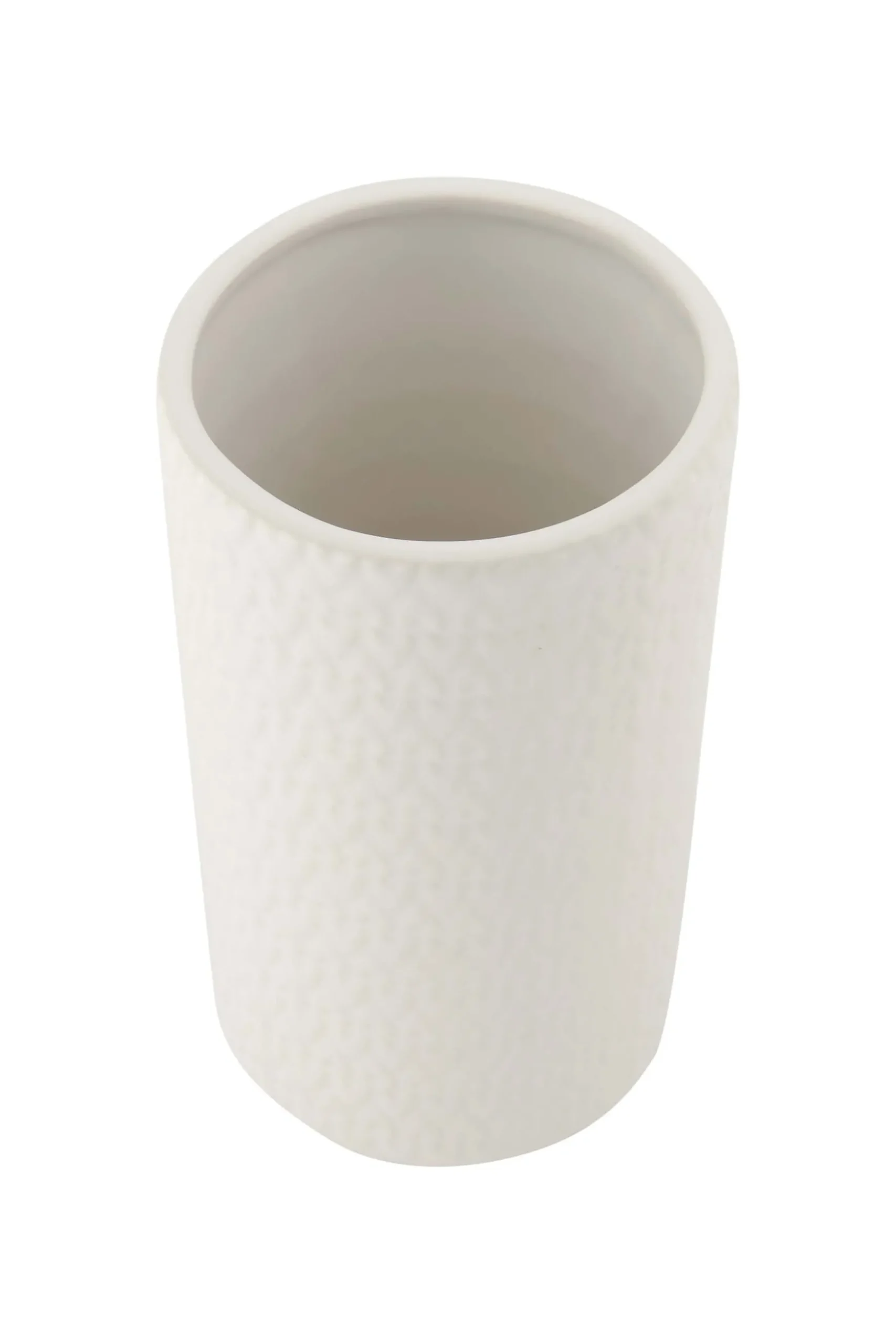 zusss keramieken bewaarpot met houten deksel hartjes 20cm wit