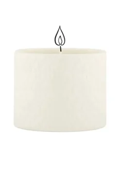 zusss keramieken geurkaars ovaal structuur veertjes wit