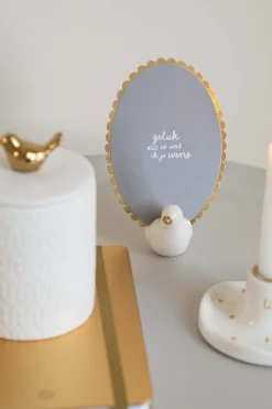 zusss keramieken kaartenhouder vogel wit