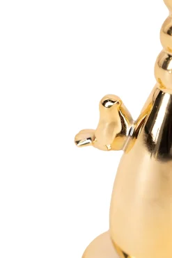 zusss keramieken kandelaar vogeltjes goud