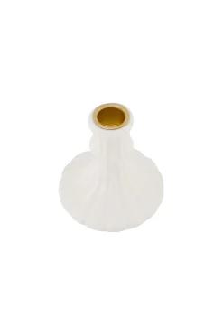 zusss keramieken kandelaar vintage wit S