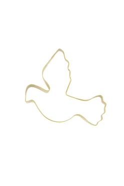 zusss koekvorm duifje goud