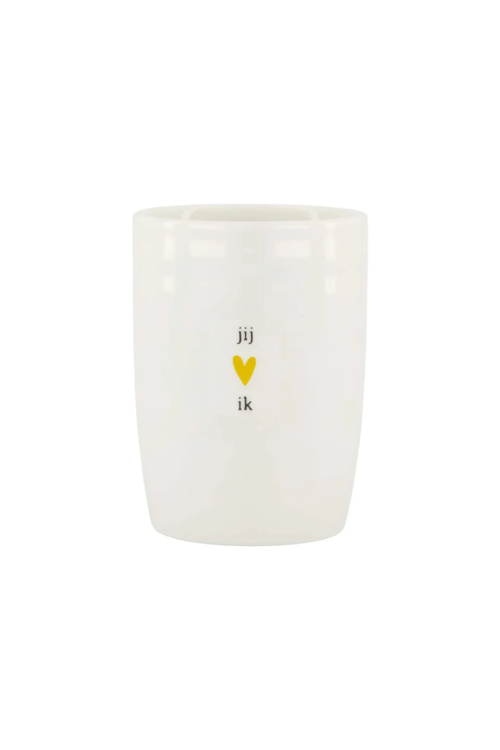 zusss koffiemok goud hartje jij & ik wit