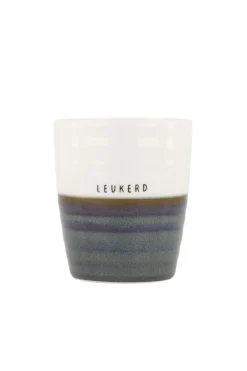 zusss koffiemok leukerd antracietgrijs/wit