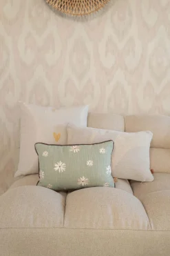 zusss kussen grafisch element 50x30cm zand