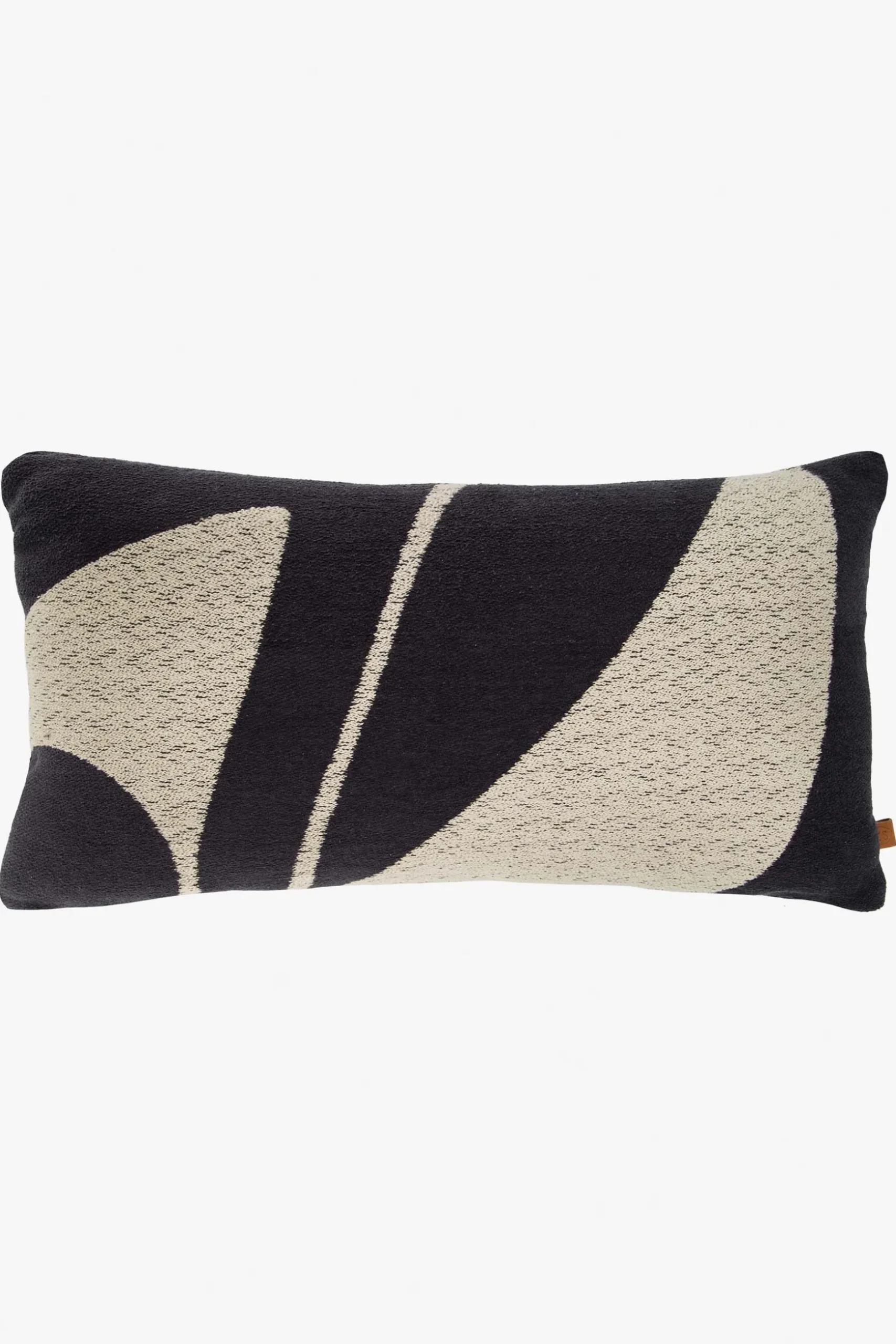 zusss kussen grafisch element 60x40cm antraciet