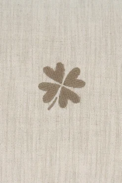 zusss kussen klavertje en strepen 35x25cm peper en zout/brique