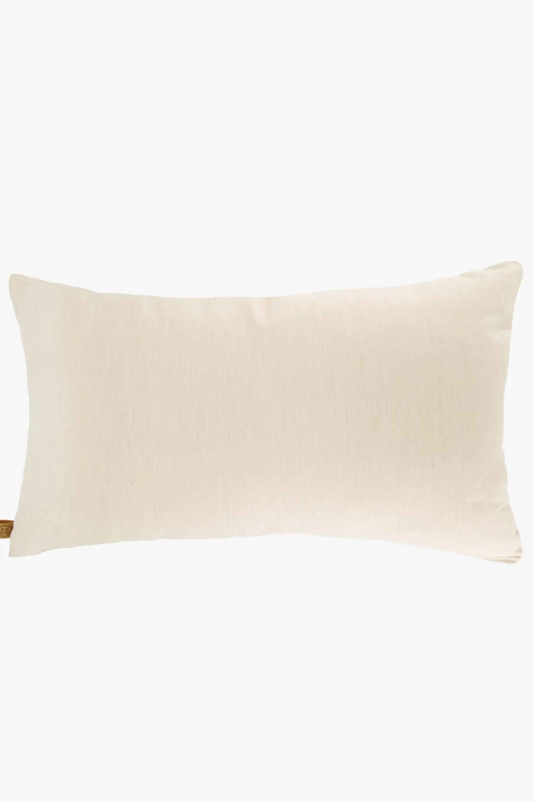 zusss kussen lijnenpatroon 60x40cm zand/leem/saliegroen