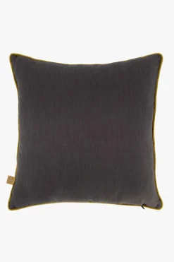 zusss kussen penseelstreken 45x45cm zand/antraciet