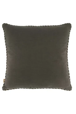 zusss kussen velvet colibri borduur 45x45cm zand