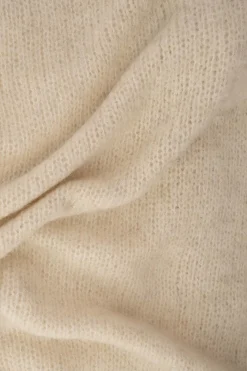 zusss lang vest met reverkraag zand