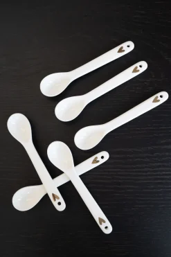 zusss lepeltje goud hartje (set van 6)