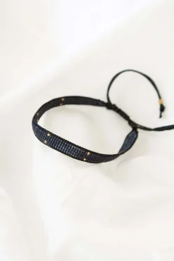 zusss miyuki armbandje stipje antracietgrijs