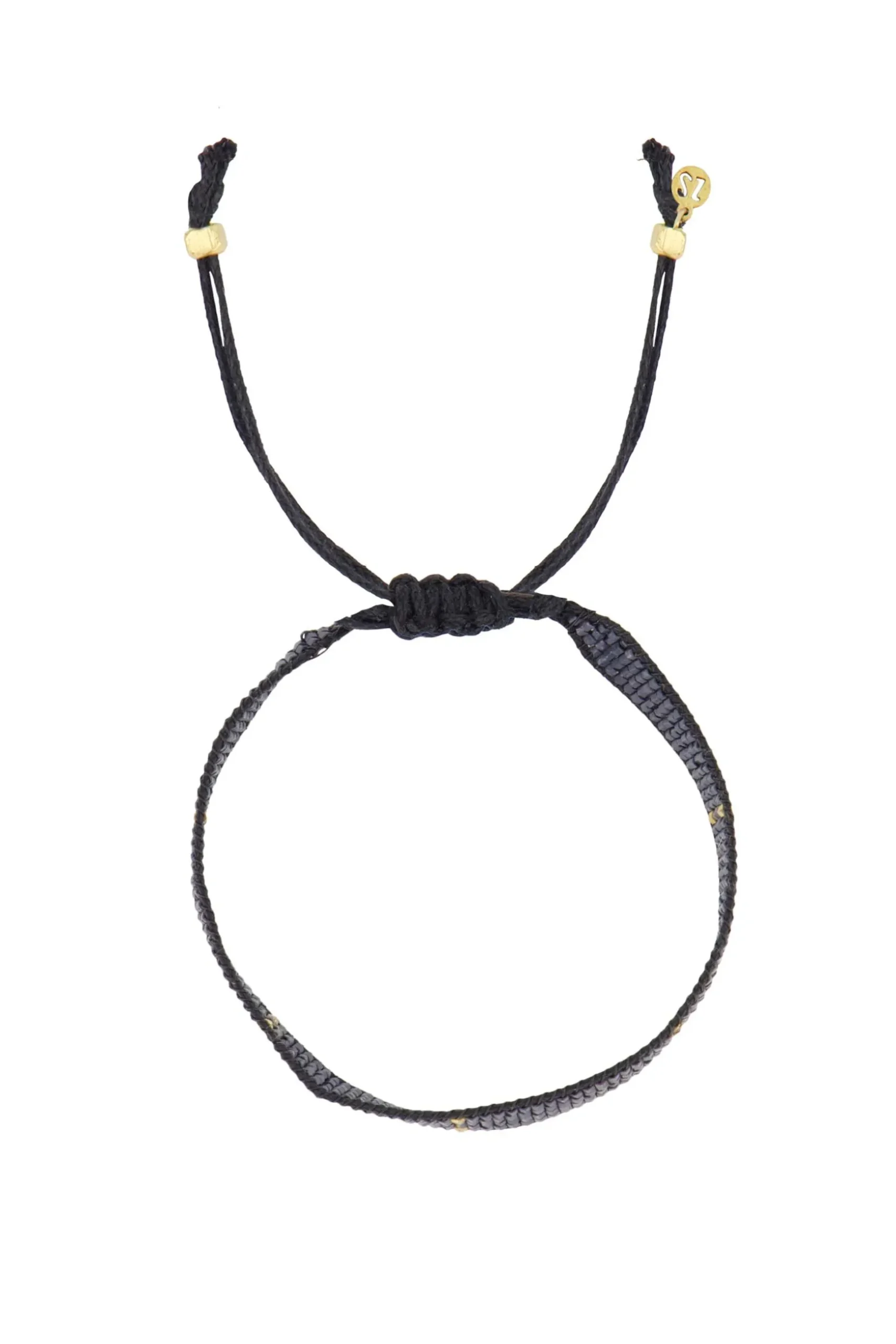 zusss miyuki armbandje stipje antracietgrijs