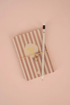 zusss notitieboekje jij bent goud waard terra roze/zand