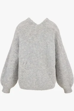 zusss openvallend vest lichtgrijs