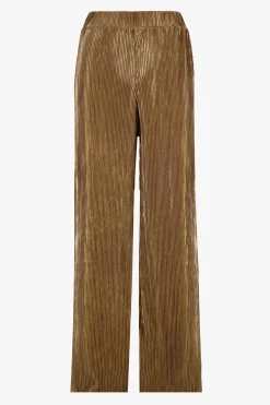 zusss plisse broek champagne goud