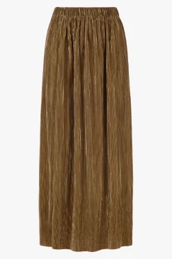 zusss plisse rok champagne goud