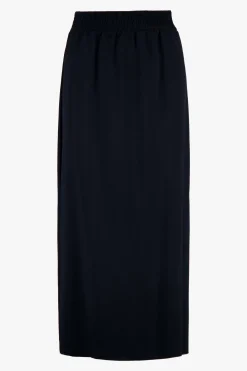 zusss satijnen twill rok donkerblauw