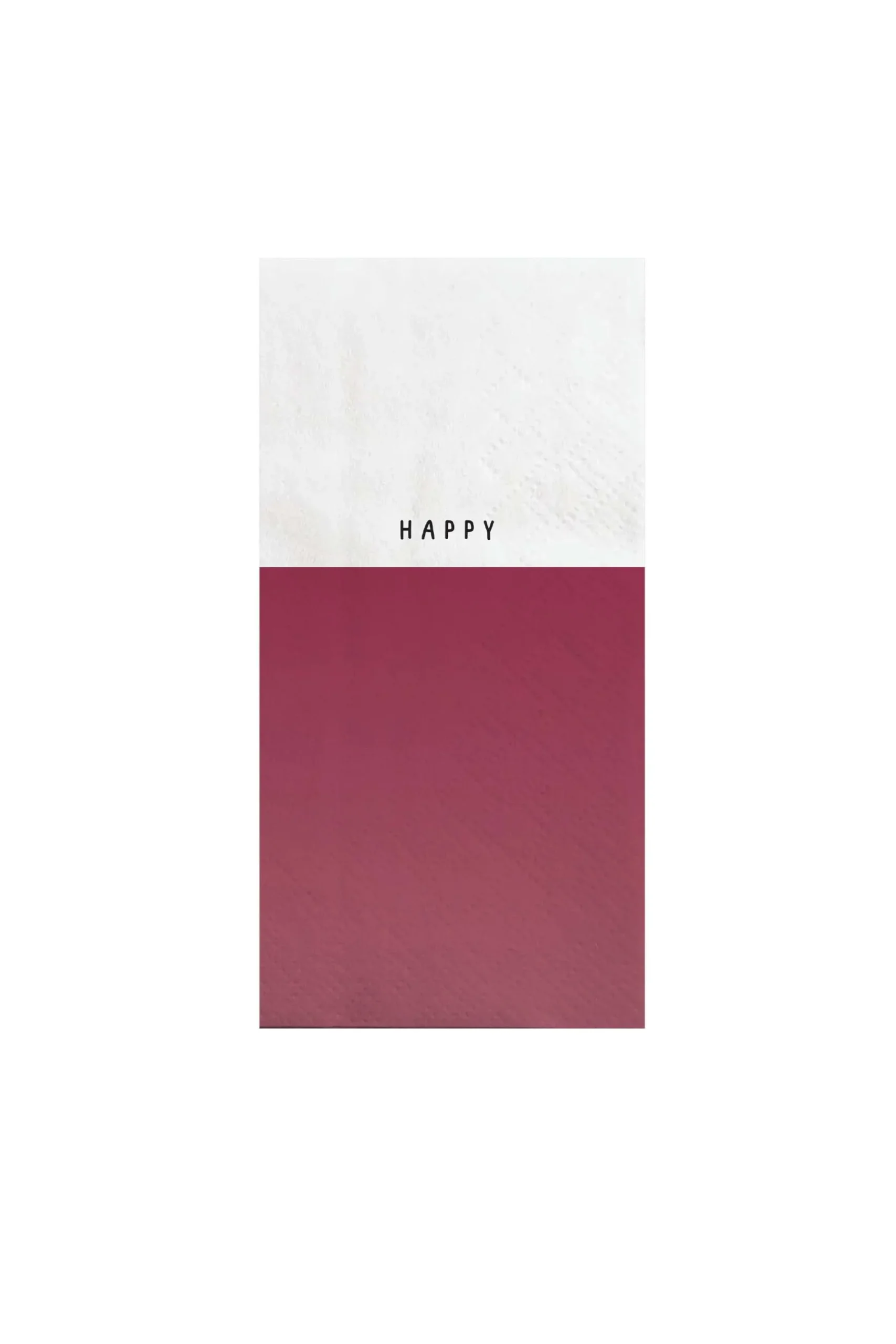 zusss servetten happy 11x20cm roze/wit
