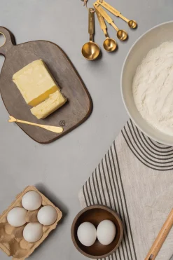 zusss set van 4 mesjes hartje goud